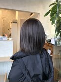 伸ばし掛けボブ