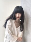 【 三浦真穂 】ワイドバング×ナチュラルロング