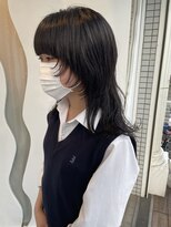 モリオ フロム ロンドン 大宮2号店(morio from London) 【高椋】黒髪小顔ウルフ