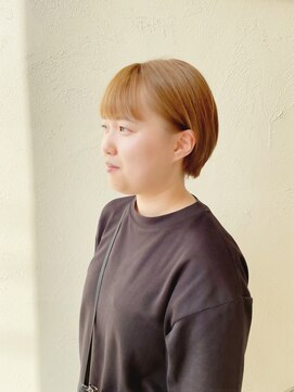 キャパジャストヘアー(CAPA just hair) 耳かけボブ・明るめベージュ