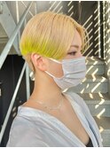 【デザインカット】ハンサムショート×グラデーションカラー◎