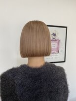 アチェロプラス 幸手店(acero+) ボブ×ミルクティーベージュ♪