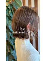 アッシュ アーティスティック スタジオ オブ ヘア(Ash artistic studio of hair)&nbsp;柔らかショートボブ
