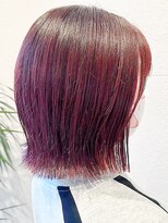 ヴィラ 川西店(Villa)&nbsp;20代30代40代外ハネミディアムハイライトピンクブラウン立体感