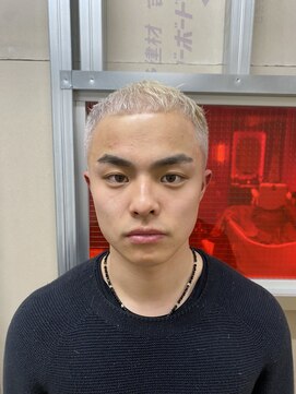 メリケンバーバーショップ トーキョー(MERICAN BARBERSHOP TYO) ハイライト/マッシュパーマ/ウルフ/アッシュブラック97