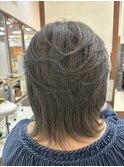 ★30代40代50代シアーカラーエアリーカール美髪レイヤーセミディ