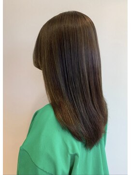 ヘアーアンドメイク アンジュ 中野店(Hair&Make ange) シークレットハイライト×オリーブブラウン