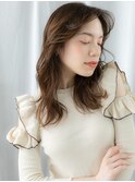 外国人風グラマラスグレージュカラーウェーブn古河20代30代40代