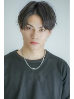 ヘアーズ ベリー 平尾店(hairs BERRY)&nbsp;爽やか韓国センターパートニュアンスパーマウルフアッシュカラー