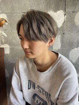 ソワ 四日市(soie) 【soie井上】グレイシルバー/マッシュショート