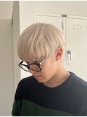 メンズホワイトブロンドカラー10代20代ハイトーンメンズカラー