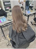 ミルクティーブラウンダブルカラー成増