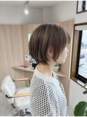 ハイライト×ショートボブ