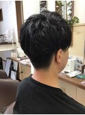 黒髪ショート ツーブロックショート