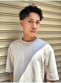 ツイストピンパーマ/スパイキーショート/メンズショート
