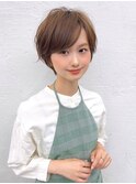 20代30代40代50代斜めバンググレージュカラーシルキーベージュ