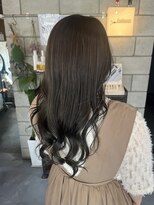 ファスナー(fustener)&nbsp;アッシュブラウン×ロング