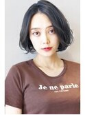 『 ダークグレージュ &nbsp;× &nbsp;毛束感 』外国人風 ボブ