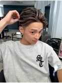 波巻きツイストスパイラルパーマ/フェザーパーマ/眉毛/メンズ