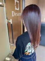 ディアーズ 成田店(Dears) ローズブラウンの艶ロング×大人の上品ストレートヘア