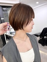 メルバイグラフ 梅田(mel by GRAFF)&nbsp;ショートカットxひし形ショートボブ×前髪あり20代30代40代