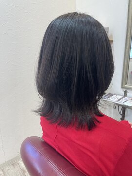 ラテ アトリエ(latte atelier) レイヤーカット/メテオカラー/黒髪