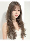 透明感カラー/韓国レイヤー/レイヤーカット/ハッシュカット