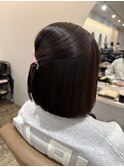 【 YUCCA 】大人可愛い20代30代40代 ボブ/切りっぱなし
