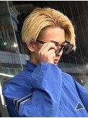 センターパート/ブリーチ/ダブルカラー/men's/メンズ