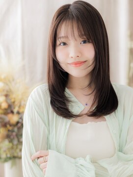 カバーヘア ブリス 戸田公園西口店(COVER HAIR bliss) シースルーバングバタフライレイヤーカットc7-1戸田公園20代30代