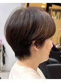 似合わせカット　大人マッシュショート