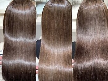 ケーツー心斎橋 クイーンズガーデン バイ ケーツー(K two QUEEN'S GARDEN by K two)の写真/ダメージレスな縮毛矯正もK-twoにお任せ♪KAGAMI髪質改善ストレートで憧れのツヤ美髪!毎日キレイが続く*