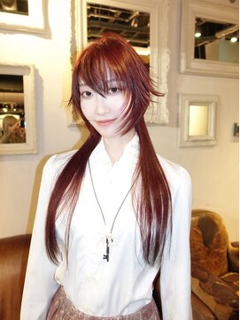 ブロック ジャポン(bloc japon) フェアリーレイヤー ディープレッド ボルドーカラー/眞田空里