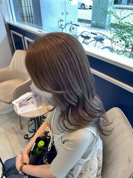 アンソル オブ リシェール(N'SOL of RICHAIR) グレーベージュ/大人ガーリー/ダークアッシュ/似合わせカット