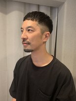 パーク(PARK) メンズクロップフェードバズカットビジネスマンスタイル