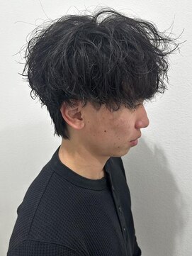 リオールバイニアウ(RE:ALL by Niau) メンズマッシュウルフシャドウパーマルーズパーマ新田太田