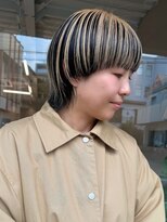 ホヌン 茅ヶ崎(Honnun) 【20代30代40代】モード◇アンブレラカラーマッシュウルフ