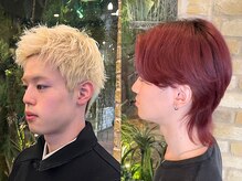 【モナンのダブルカラー】ケアブリーチででダメージ９４％カット☆！ハイトーンもお任せください！