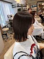 ジュイール(jouir)&nbsp;三鷹白髪ぼかしハイライトショートボブウルフショートカット韓国