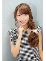 リサ 恵比寿(risa.)&nbsp;丸四つ編み編み下ろし