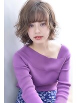 オウル(Owll)&nbsp;★DISHEL ★大人かわいいアシンメトリーミニマムボブ3Dカラー