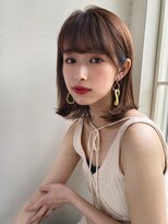 【GARDEN田中麻由】ブランジュストレート小顔ラベンダーページュ