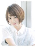 Lond透明感アッシュのナチュラルショート