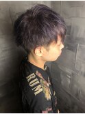 束感とブリーチカラー