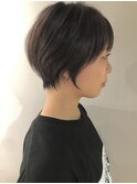 大人可愛い柔らかマッシュショート