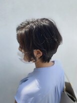 ヘアーリゾート ビッグアップ(hair resort Big up)&nbsp;くびれた襟足が色気を引き出す大人ショートボブ