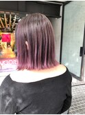 外国人風ハイライトバレイヤージュ　ピンクアッシュカラー☆