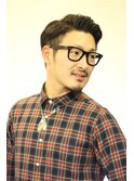 スリークショートビジネスサイドグラデーションツイストパーマ