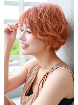 ラフィス ヘアー ルーム 難波本店(La fith hair room) 【La fith】くせ毛ショート×ハイトーンカラー