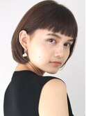 内巻き ボブ ミニボブ 顎ラインボブ 伸ばしかけボブ 青山